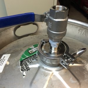 Bottom drain to aid in cleaning.