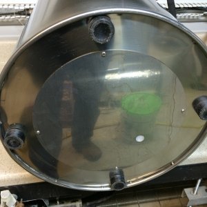 New Tun has feet, which won't rest on the original wire rack.