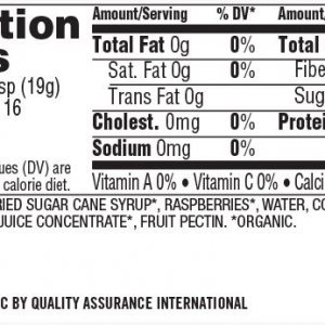 Raspberry Jam - organic (ingredients)