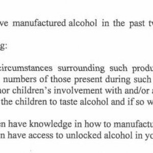 Do you Manufacture Alcohol
