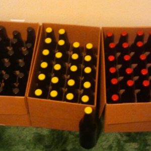 bottle drying and bottled beer