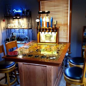 6 tap Keezer and Bartop