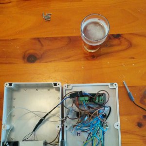 Custom Grainfather Control Box Inside