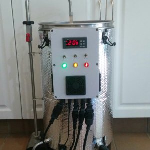 Custom Grainfather Control Box Action Shot