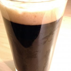 glass with stout