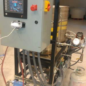 My 1/2 bbl fully automated pilot brewing system