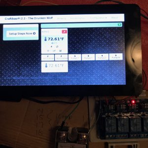 Craftbeer Pi 2.2 on a touchscreen