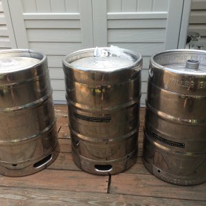 The starting kegs