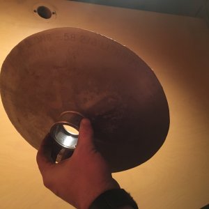 Cutout of spear