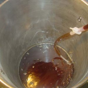 Firstrunningsintobrewpot
