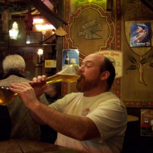 EnjoyingthehousebeeratDulleGrietinGhent