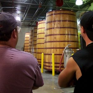LaFolieagingtanksatNewBelgiumBrewingFortCollinsCO