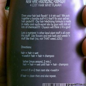HaxorShampoo