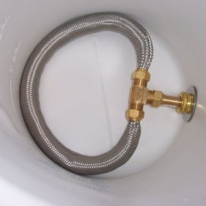 Homemadestainlesssteelbraidinstalled