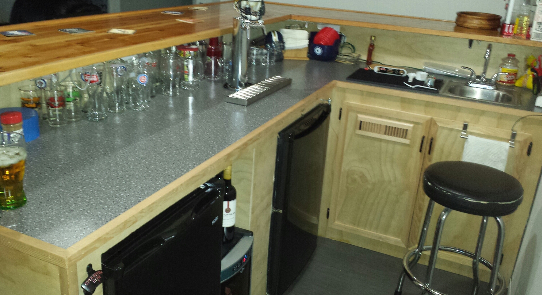 Kegerator For Built In Bar Homebrew Talk Beer, Wine, Mead, & Cider